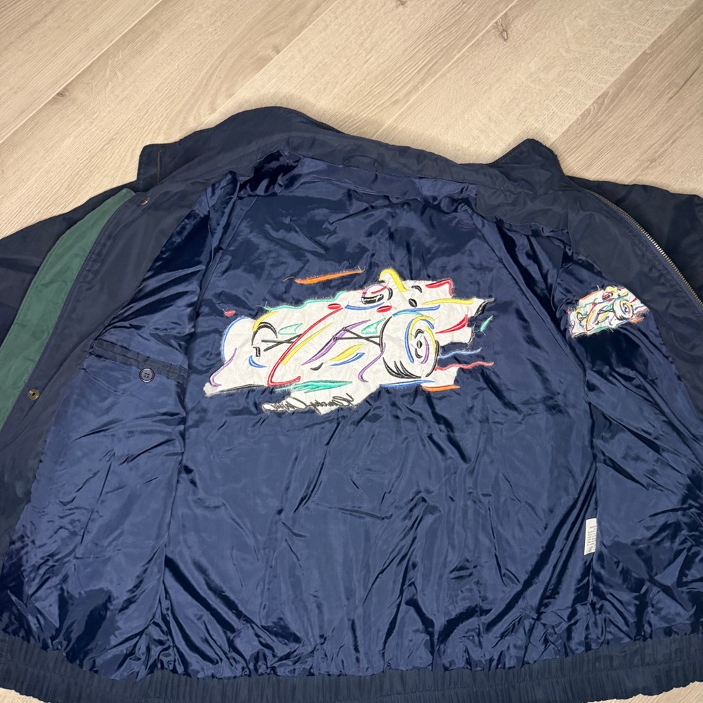 Vintage Randy Owens F1 Racing Embroidered Bomber Jacket - Picture 10 of 12